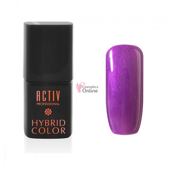 Oja Semipermanenta Activ Hibrid Color UV 15ml Cod M09 Purple Rain, art ACP